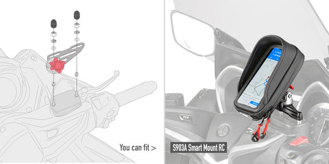 Kit tornillería para montar el Smart Mount RC S903A, S904B. GIVI