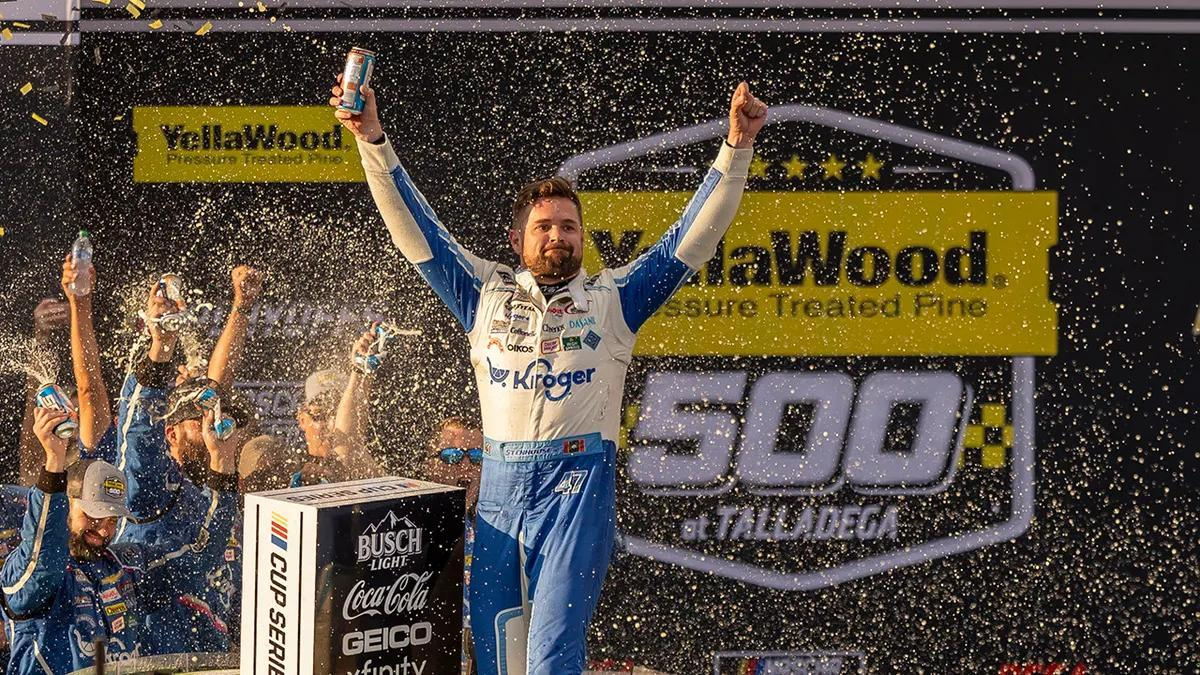 Ricky Stenhouse Jr. Steals the Spotlight with Wild Playoff Victory at Talladega Superspeedway